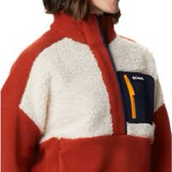 Columbia fleece lodge sherpa 1/4 snap small - Picture 3 of 7